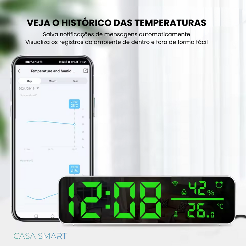 Sensor de temperatura e umidade | Casa Smart