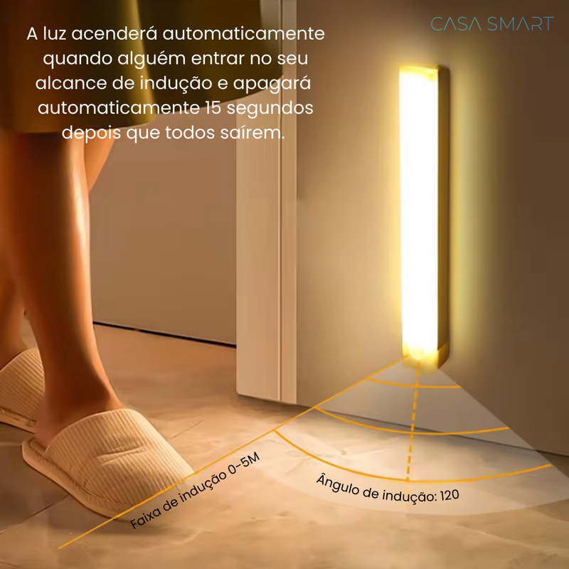 Lâmpada com sensor de movimento | Casa Smart